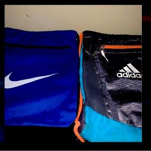 - nike drawstring bag  - Adidas drawstring bag